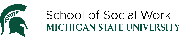 Michigan State University School of Social Work Logo